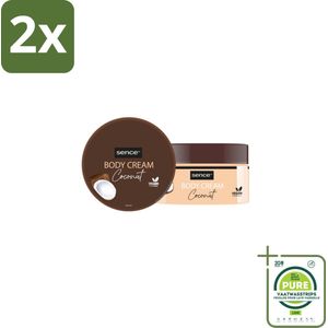 Sence Bodycrème Coconut 200 ml - Voordeelverpakking - 2 stuks - Lichaamscrème - Kokosolie