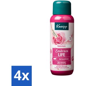 Kneipp - Badschuim - Embrace Life - Anti-Aging verzorging - 400 ml - Voordeelverpakking - 4 stuks