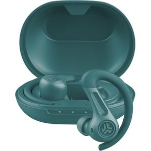 JLAB JBuds Sport ANC 4 Draadloze oordopjes – Oortjes Draadloos - Hybrid Active Noise Cancelling - 60 Uur Afspeeltijd - IP66 Waterbestendig - Aanpasbare EQ3 instellingen - Bluetooth multipoint - Hardlopen - Groen