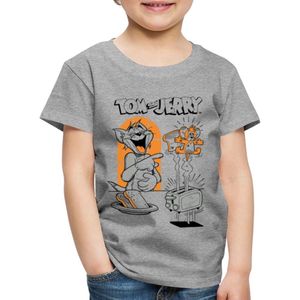 Tom En Jerry Muizen Toost Premium T Shirt Kinderen