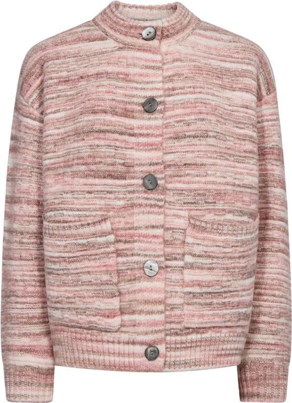 Freequent - FQGRSClas - Vest - Rood - Zachte Stof met Textuurpatroon