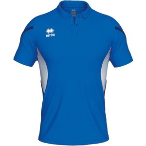 Errea - Clark Polo Mc Ad - Sportwear - Blauw - Volwassen