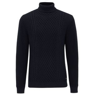 Tresanti FIORENZO | Cable knit roll neck Navy (TRKWJE126 - 803)
