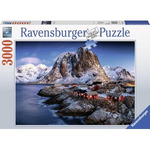 Ravensburger puzzel Hamnoy, Lofoten - Legpuzzel - 3000 stukjes