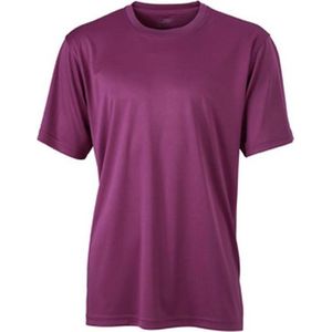 James and Nicholson - Heren Active T-Shirt (Paars)