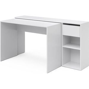 Vicco Bureau Ben, Wit, 145 x 46.4 cm