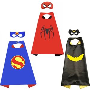 Superhelden Set Van 3 - Verkleedkleding - Verkleedpak - Verkleedkleren Jongen - Carnaval - Verkleedkleren Meisje - Kostuum - Halloween kostuum