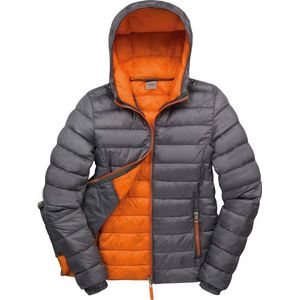 Result Women´s Snow Bird Hooded Jacket RT194F - GREY/ORANGE - L