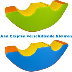 Soft Play Foam Schommelwip Duo multicolor | rocker | wipwap | foamblokken | bouwblokken | Soft play baby speelgoed | peuter | schuimblokken