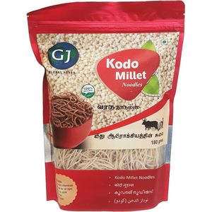 GJ Global Herbs - Noedels Van kodo Gierst - Noodles - 3x 180 g