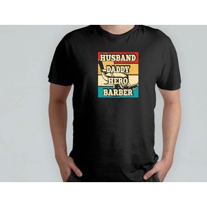 Daddy Hero Barber - T Shirt - BarberLife - FreshFade - BarberShopVibes - HairArt - BarbierLeven - StrakkeFade - BarbierShopStijl - HaarKunst