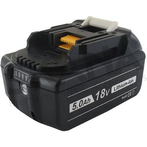 18V - 5.0A lithium/ion accu geschikt voor MAKITA draagbaar elektrisch gereedschap