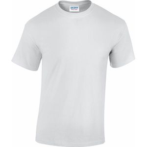 Gildan Heavy Cotton T-shirt 180 GSM, Kleur Wit, Maat XL (6 Stuks)