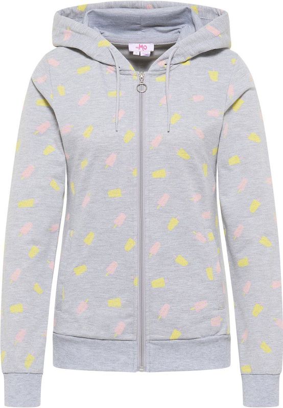Mymo - Nolie - Zweetjasje - Lichtgrijs - Met Capuchon