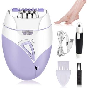 Epileerapparaat dames - Epilator Gezicht & Lichaam - Ladyshave – Gezichtsreiniger Met LED Licht - Ontharingsapparaat - Usb Oplaadbaar