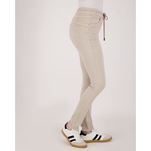 Je m'appelle Dames Broek Regular fit Met stretch - Beige - Maat XS