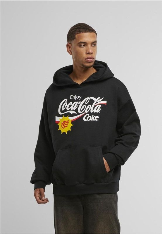 Merchcode Coca Cola Refreshed Oversize Hoodie MC1112 Black-XS