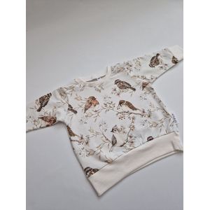 Trui - Ecru - Kinderblouse - 104 cm