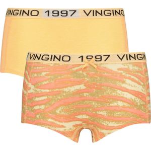 Vingino Meisjes 2-Pack Hipster Light Neon Orange 134/140