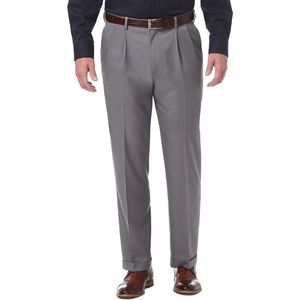 Premium Comfort Classic Fit Plooi Front Pant voor Heren in Standaard en Grote Maten