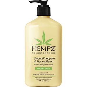 Hempz Original Sweet Pineapple & Honey Melon Herbal Body Moisturizer 500 ml - Hydraterende Crème - Body Lotion voor Dames en Heren - Hydraterend & Verzachtend - Ananas Honing Meloen