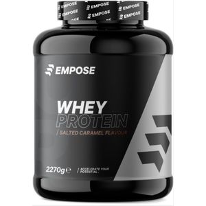 Empose Nutrition Whey Protein - Eiwit Poeder - Eiwitshakes - Salted Caramel - 2270 gram