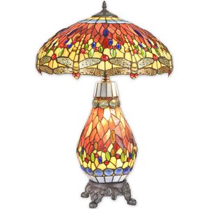Tiffany stijl tafellamp 68 cm hoog