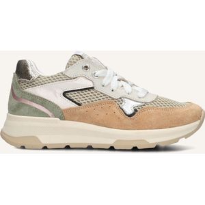 Braqeez Felix Flow Sneakers - Meisjes - Beige - Maat 31