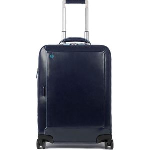Piquadro Blue Square Cabin Trolley Front Pocket 15.6 Night Blue