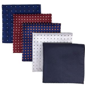 Ibenzoa® Set van 5 Luxe Zakdoeken voor Heren - Vierkant en Handgemaakt met Hoogwaardige Stof