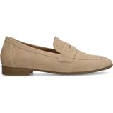 Manfield - Loafers - Beige - Suède - Gouden Studs