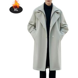 Bovista Mantel Heren - Tussenmantel - Jas - Mantelpakje - Trenchcoat - Overjas - Overcoat - Winter - Wilg Groen - S