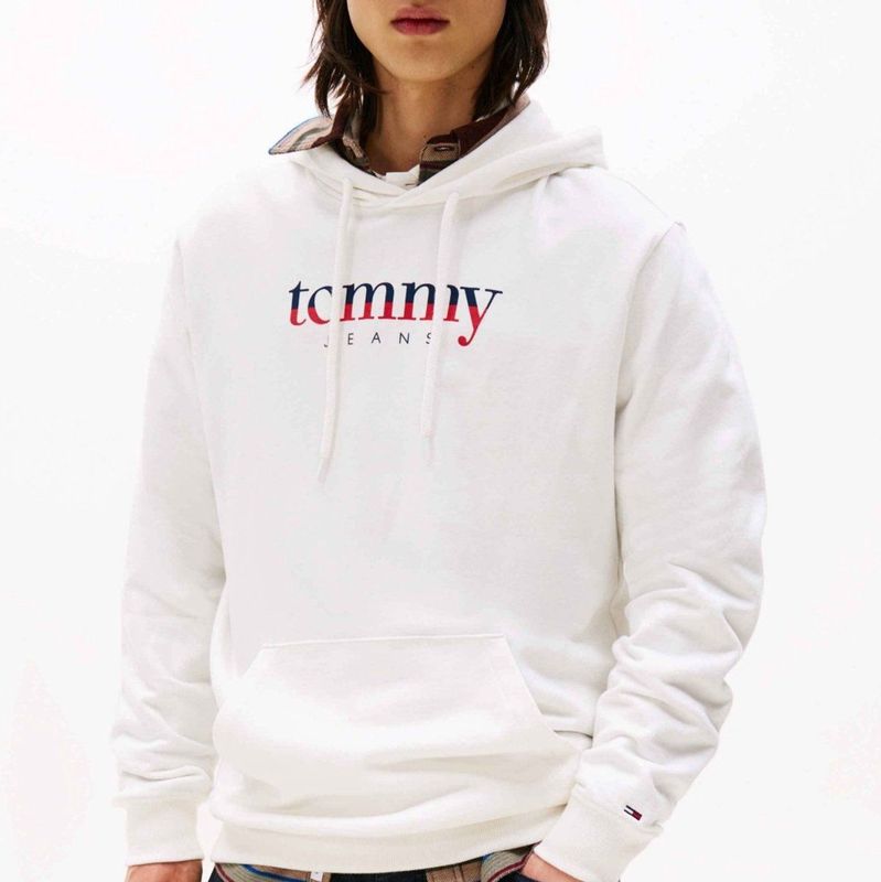 Tommy Jeans - Regular Fit - Hoodie - Effen - Puur Katoen