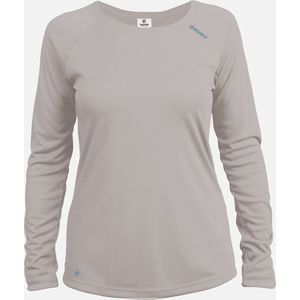 SKINSHIELD - UV Shirt met lange mouwen voor dames - FACTOR50+ Zonbescherming - UV werend - Grijs