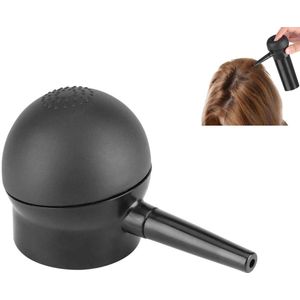 1 stuk haarvezel applicator, zwarte haarvezel spuitmond, haarverdikkingstool voor het verdikken van dunner wordend of kaal wordend haar 10,5 x 5,5 cm