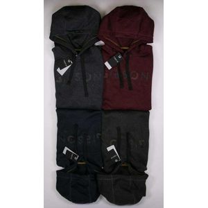 Gibson heren sweater navy melange - maat S