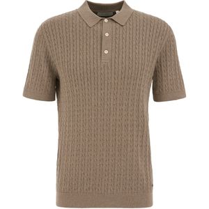 Van Gils Heren Regular fit fijngebreide polo