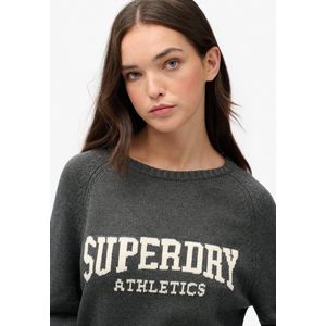 Superdry - W6110629A - Trui - Beige - Intarsia Grafisch - Lange Mouwen