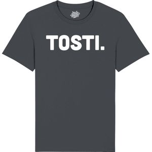 Tosti - Snack Outfit - Grappige Eten En Snoep Spreuken en Teksten Cadeau - Dames / Heren / Unisex Kleding - Unisex T-Shirt - Mouse Grijs - Maat XL