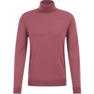 Fundamentals - Slim Fit Coltrui - Koraalroze - Merinowol