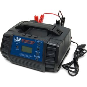 HBM Professionele Digitale Druppellader 12 / 24 Volt â€“ 12A. Van 3,3 tot 300AH