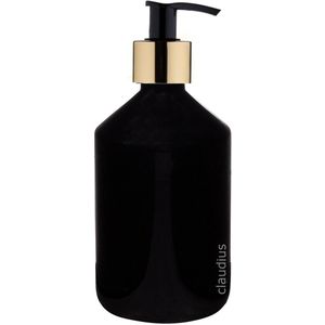 Lege Plastic Fles 500 ml zwart met Gouden pomp - set van 10 stuks - navulbaar - leeg