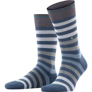Burlington Blackpool One size duurzaam biologisch katoen sokken heren blauw - Maat 40-46