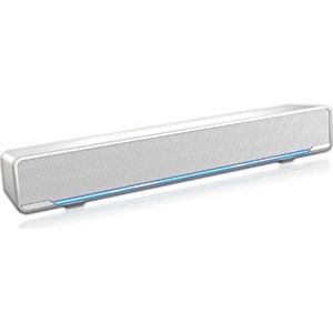 Soundbar pc - Pc soundbar - Computer soundbar - Soundbar computer - 32 x 7 x 6 cm - Wit