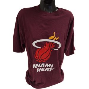 MIAMI HEATS-TSHIRT-BURGUNDY-M