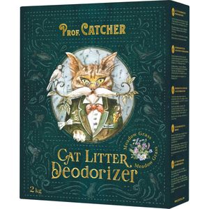 Prof. Catcher - Cat Litter - Deodorizer - Weidegras - 2KG - Kattenbakvulling - Kat