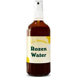 Rozenwater (Hydrosol) (100% Puur & Biologisch) 100ml Spray in bruine Glazenfles - Rozenwater als Gezicht & Body Mist - Natuurlijke Toner (Zonder Alcohol)