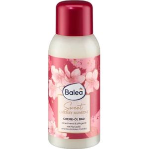 Balea Crème-olie Bad Sweet Cherry Moment | 1x 500 ml - Kersenbloesem & Appel - Badschuim | Verzorgende formule - Vegan