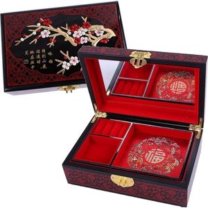 Kersenbloesem Sieradendoos - Opbergdoos voor sieraden & Geheimen van gelakt hout - Aziatische decoratie - Geschenkdoos voor vrouwen - Decoratieve artikelen - Cadeau-idee Japan Azië