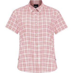 Jack Wolfskin Febla Shirt Women - Outdoorblouse - Dames - Soft Pink Check - Maat M